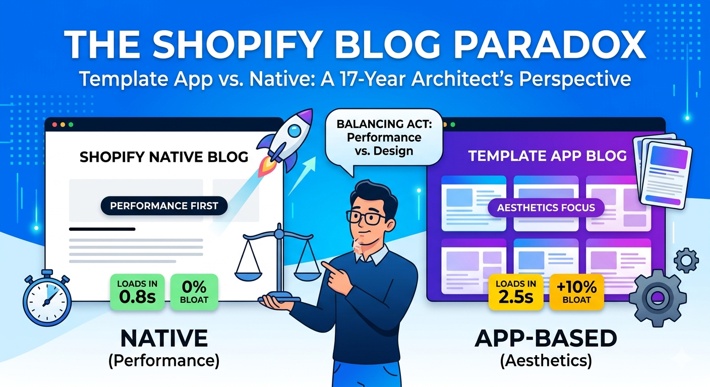 The Shopify Blog Paradox: Should You Use a Template App or Go Native?