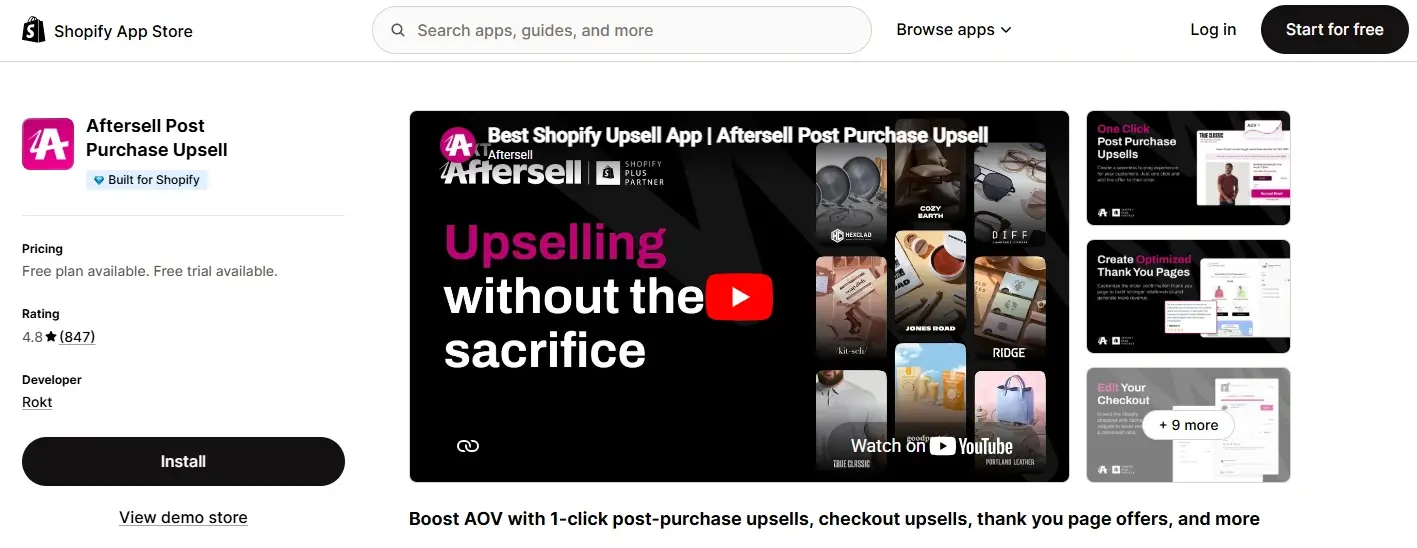 aftersell post purchase upsell lift aov during the seasonal sales period
